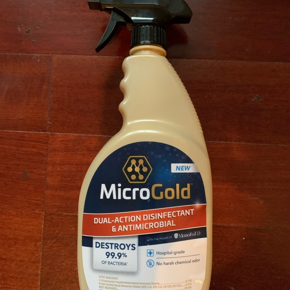 3 ~ Gold Disinfectant & Antimicrobial Multi Action Spray, Hospital Grade Cleaner - Picture 2 of 4